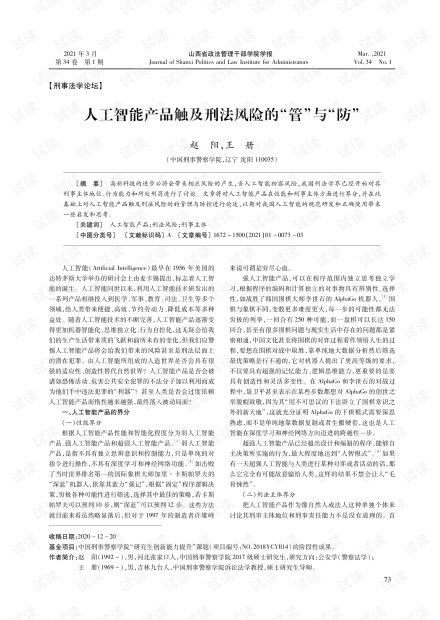 人工智能產品觸及刑法風險的管與防 法律框架與技術路徑探析